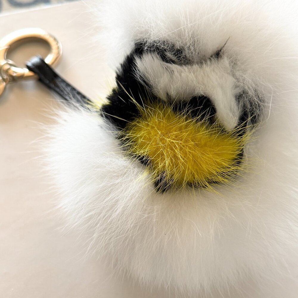 Jocelyn Fake Fur Keychain/Bag Charm